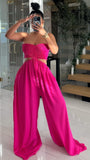 The”Cutie Pie” Fuchsia Jumpsuit