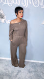 The “Simple Girl” Brown Jumpsuit